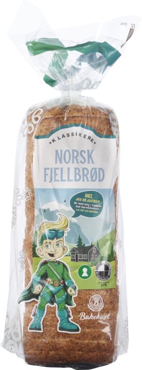 Norsk Fjellbrød Skåret 750g Bakehuset