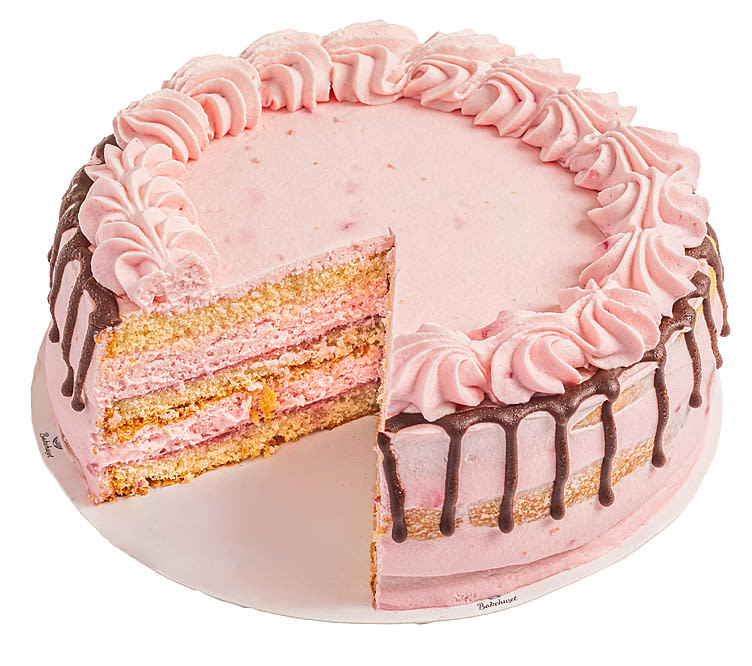 Bringebær Dripcake 8bit 1,16kg Bakehuset