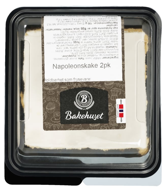 Napoleonskake 2pk 350g Bakehuset