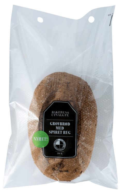 Grovbrød Spiret Rug 710g Bakerens Utvalgte