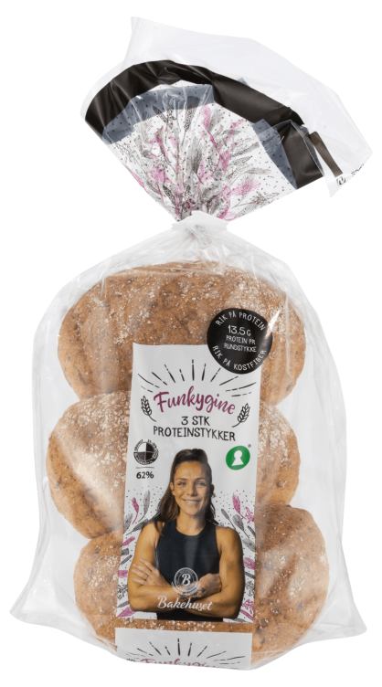 Proteinstykker 3stk Funkygine