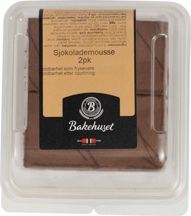 Sjokolademousse 2pk 210g Bakehuset