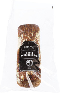 Grovt Surdeigsbrød 660g Bakerens Utvalgte Bakehuset