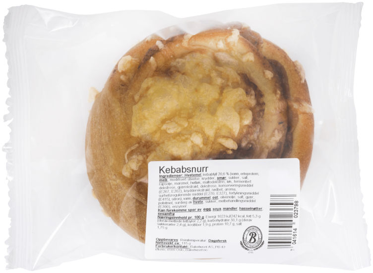 Kebabsnurr 115g Emballert Bakehuset