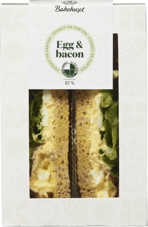 Sandwich Egg&Bacon 180g Bakehuset