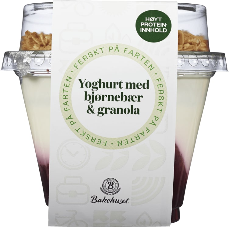Yoghurt m/ Bjørnebær&Granola 200g