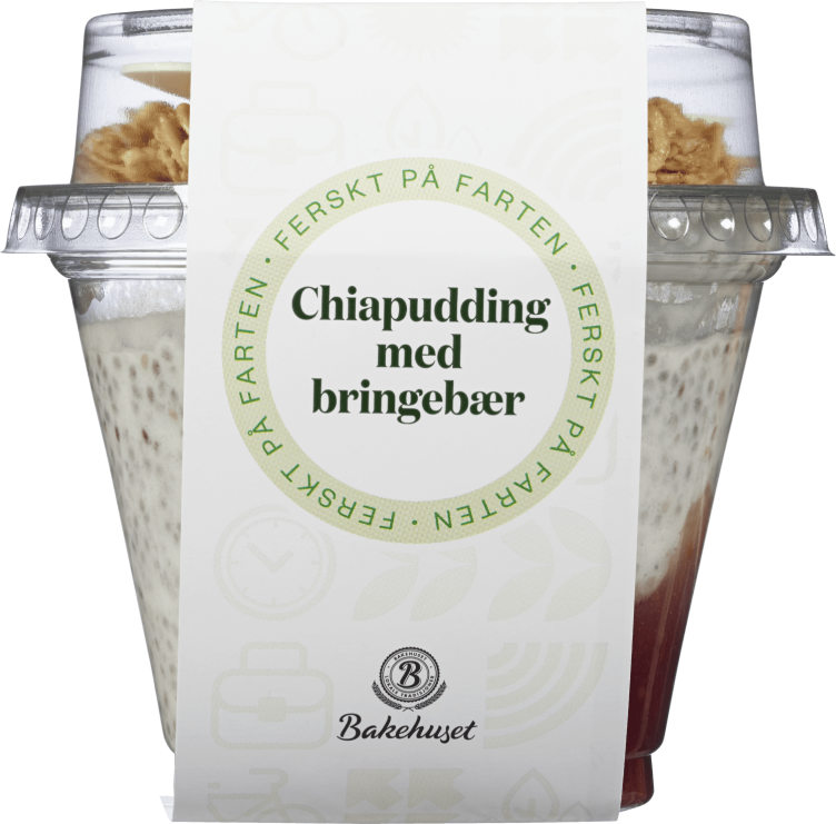 Chiapudding Bringebæ Bringebær 210g Bakehuset