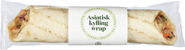 Wrap Kylling Asiatisk 260g Bakehuset