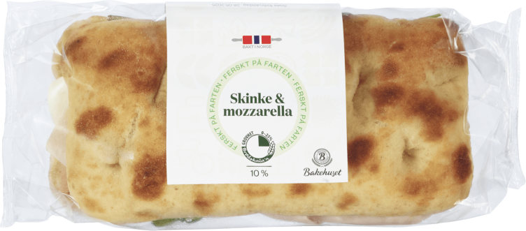 Italiensk Brød Skinke&Mozzarella 245g Bakehuset