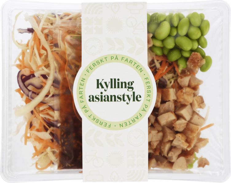 Kyllingsalat Asianstyle 240g Bakehuset