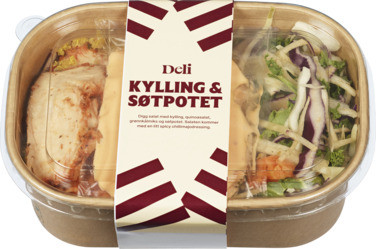Kylling Søtpotet Salat 300g Bakehuset