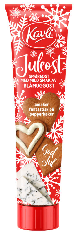 Juleost m/Blåmuggeost 175g Tube Kavli