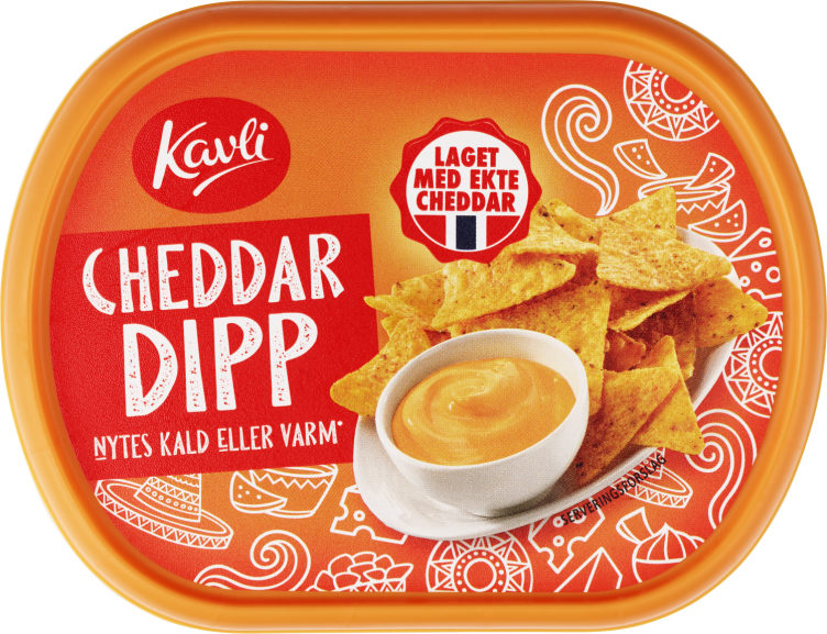 Cheddar Dipp 180g Kavli