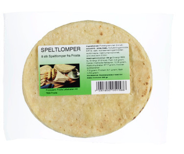 Speltlomper 200g Frosta Lefsebakeri