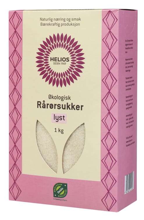 Rårørsukker Lyst Økologisk 1kg Helios