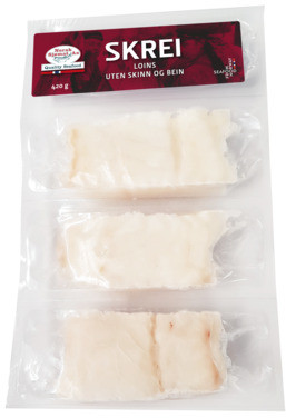 Fryst Skreiloin Skinnfri 420g
