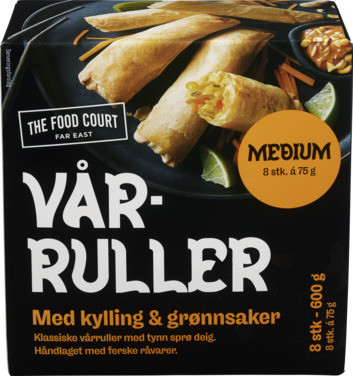 Food Court Vårruller m/Kylling&Grønnsaker 600g