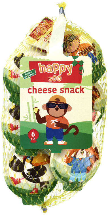 Cheese Snack 6x20g Happy Zoo