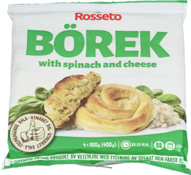 Børek Spinat og Ost