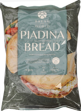 Bread Of The World Piadina 6pk 300g
