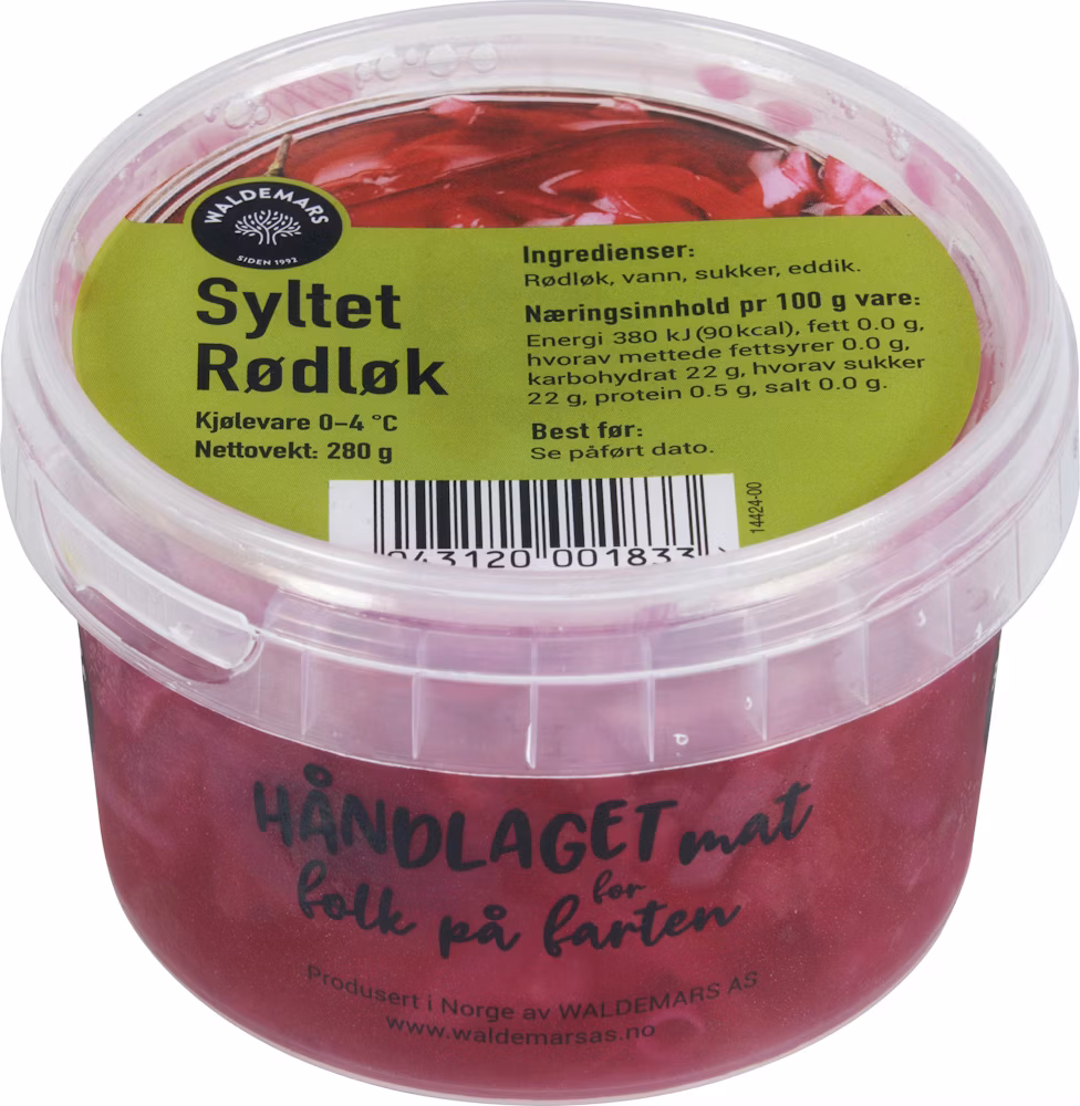 Syltet Rødløk 280 g