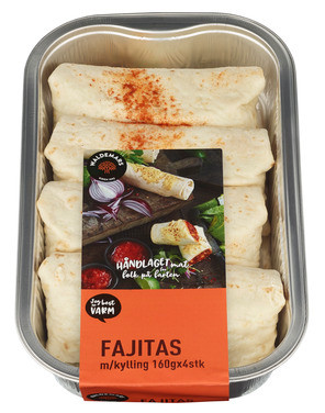 Wrap Fajitas Kylling 160g 4 stk