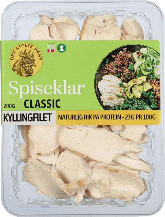 Kyllingfilet Stekt&Skivet 200g Den Stolte Hane