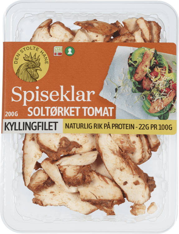 Kyllingfilet Stekt Soltørket Tomat 200g