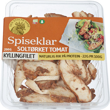 Dsh Kyllingfilet Stekt og Skivet Soltørket Tomat 200g
