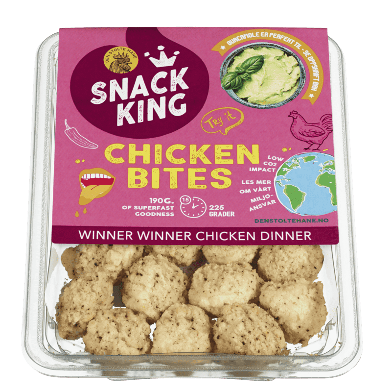 Den Stolte Hane Kyllingbites Snack King 190g