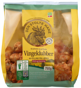 Dsh Grillede Vingeklubber Chili & Honning 750g
