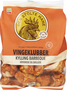 Dsh Grillede Vingeklubber 1500g