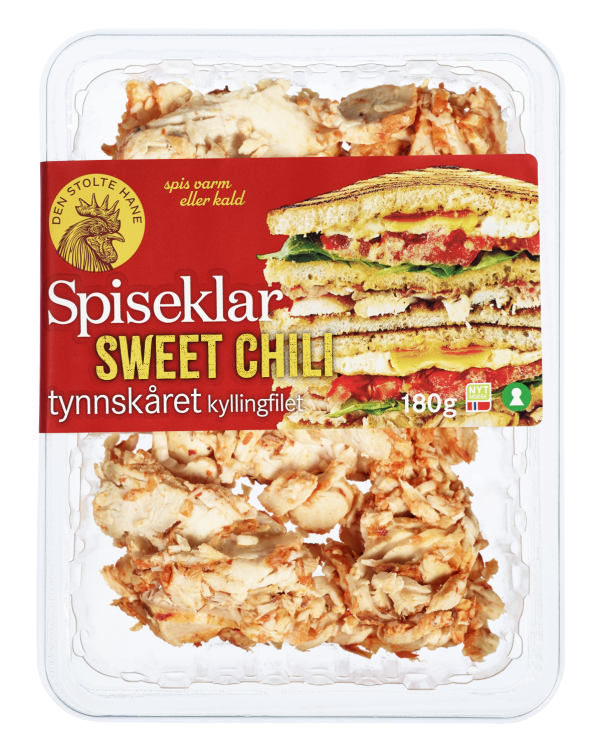 Kyllingfilet Spiseklar Sweet Chili 180g Dsh