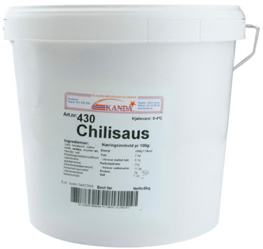 Chilisaus 5 kg