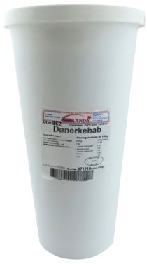 Dønerkebab m/Stang 5kg Bøtte