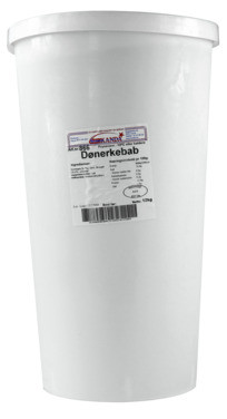 Dønerkebab m/Stang 12kg Bøtte Kanda