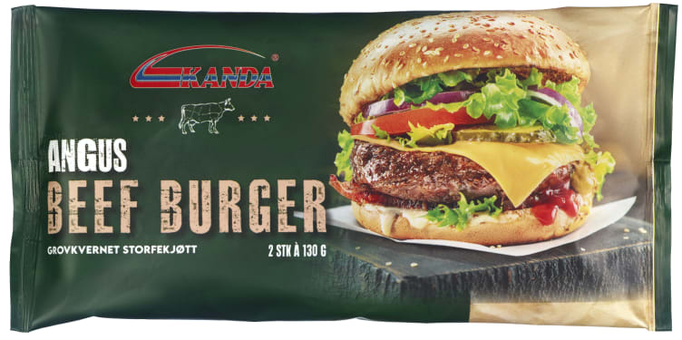 Beef Burger Angus 2x130g Kanda