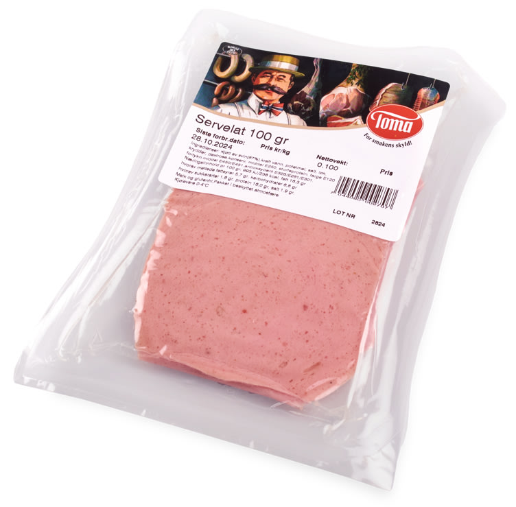 Servelat 100g Toma Mat