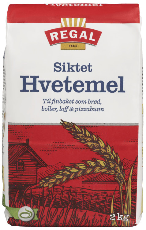 Hvetemel Siktet 2kg Regal
