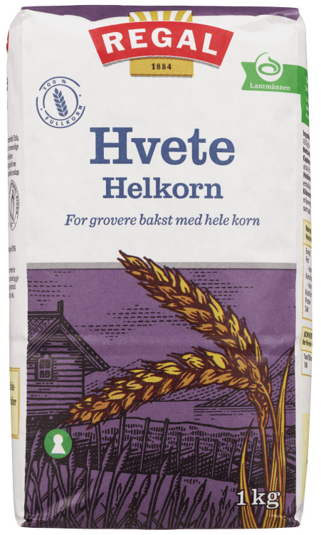 Hvetekorn Hele 1kg Regal