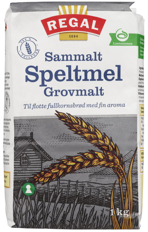 Sammalt Speltmel Grovt 1kg Regal