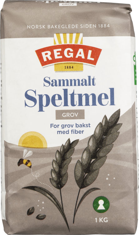 Sammalt Speltmel Grovt 1kg Regal