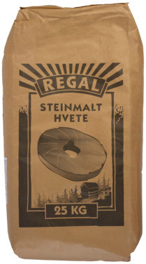 Steinmalt Hvetemel 25kg Sekk Regal