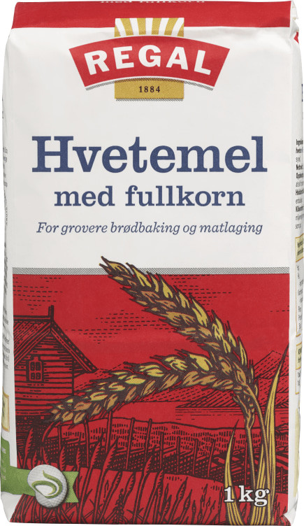 Hvetemel Fullkorn 1kg Regal