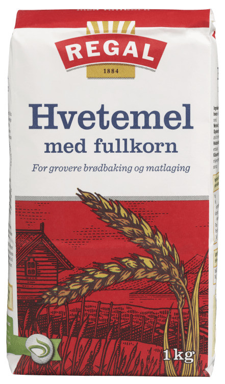 Hvetemel Fullkorn 1kg Regal