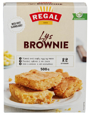 Brownie Lys 500g Regal
