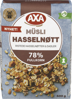 Axa Müsli Hasselnøtt 600g