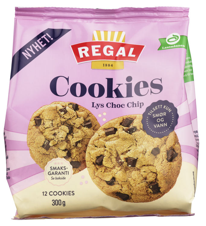 Cookies Lys 300g Regal