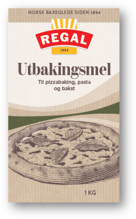 Utbakingsmel 1kg Regal