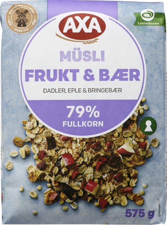 Axa Müsli Frukt&Bær 575g
